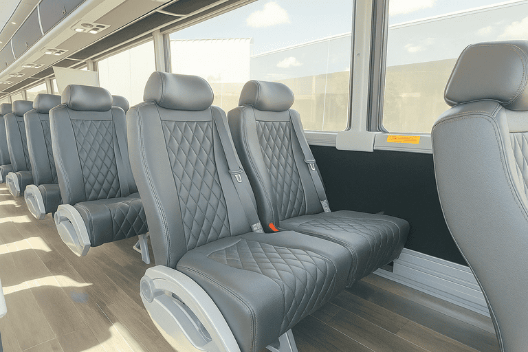 interior of Charter Bus Rental Grand Junction charter bus